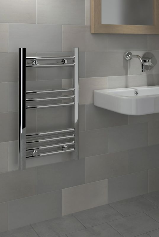 Kudox Majestic 400mm X 700mm Chrome Towel Warmer