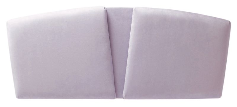 Harmony King Suede Headboard Mauve