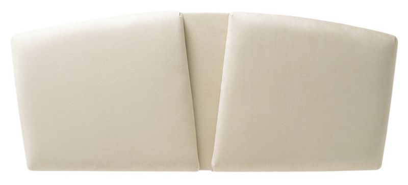 Harmony King Suede Headboard Natural