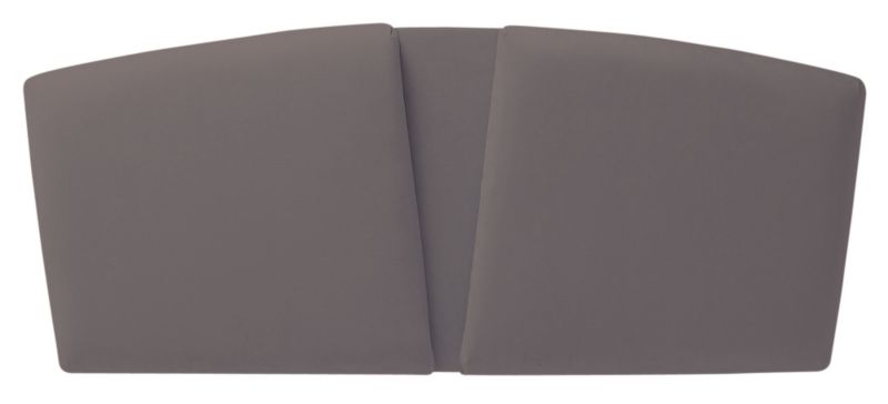 Harmony King Suede Headboard Chocolate