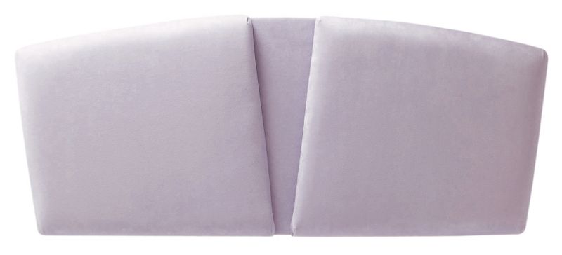 Harmony Super King Suede Headboard Mauve