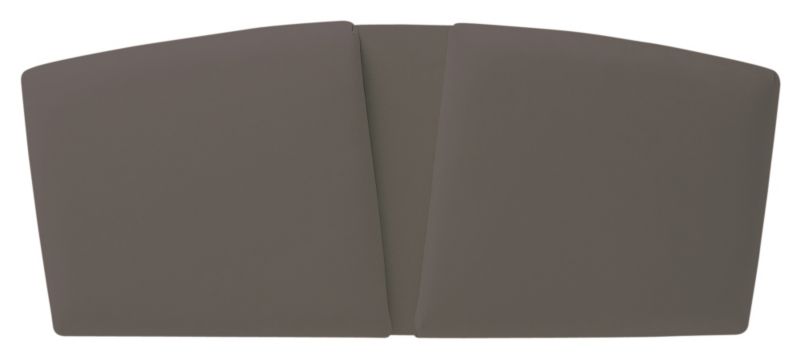 Harmony Super King Suede Headboard Chocolate