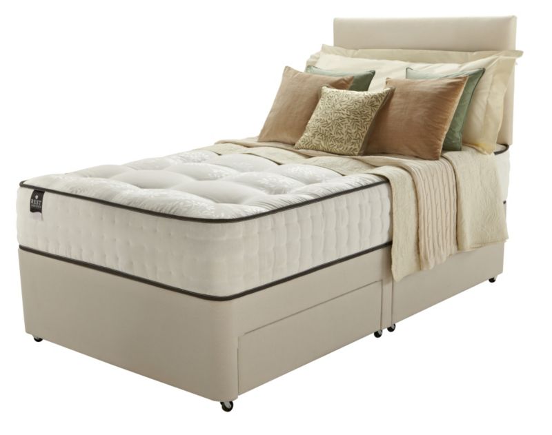 Rest Assured Tufted Mattress and 2 Drawer Divan