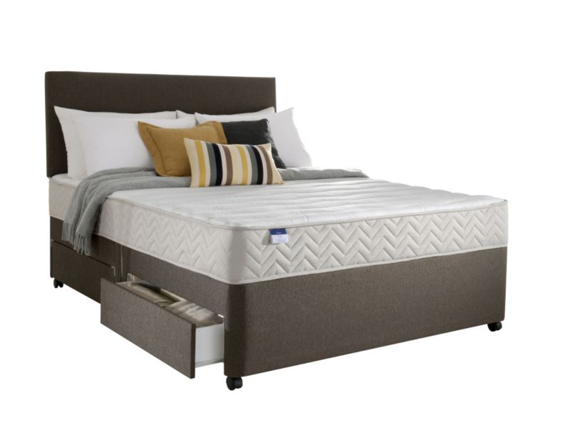 Silentnight Miracoil Mattress and 4 Drawer Divan