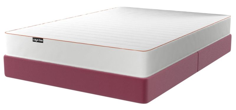 Layezee Pink Divan Base, Small Double