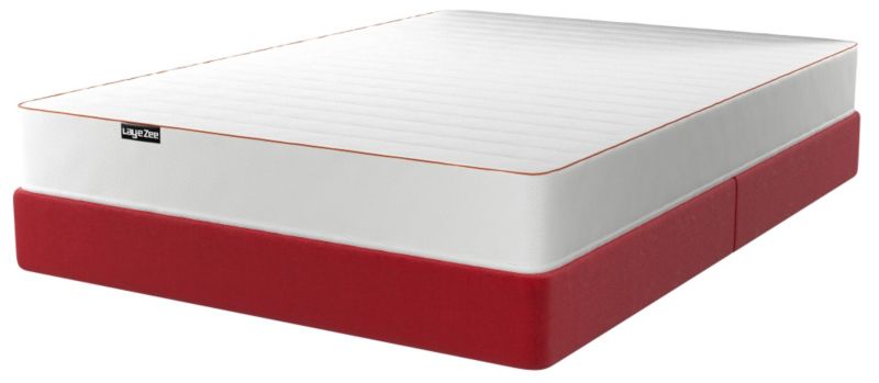 Layezee Red Divan Base, Small Double