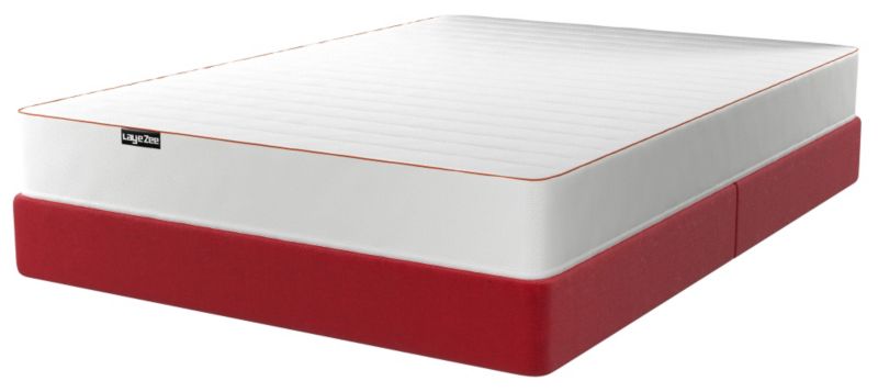 Layezee Red Divan Base, Double