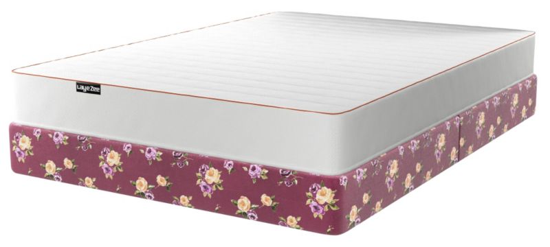 Layezee Ella Cerise Divan Base, Single