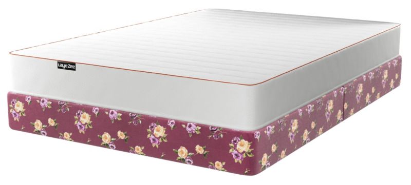 Layezee Ella Cerise Divan Base, Small Double