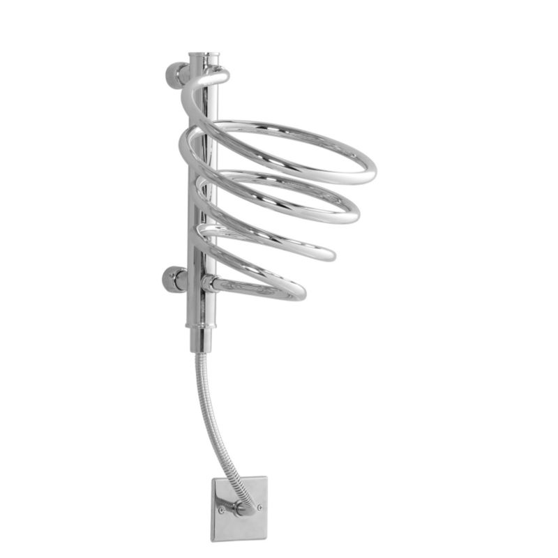 Boz Cirqo 1 Basket Hydronic Towel Rail Chrome Plated (H)370 x (W)580 x (D)370mm