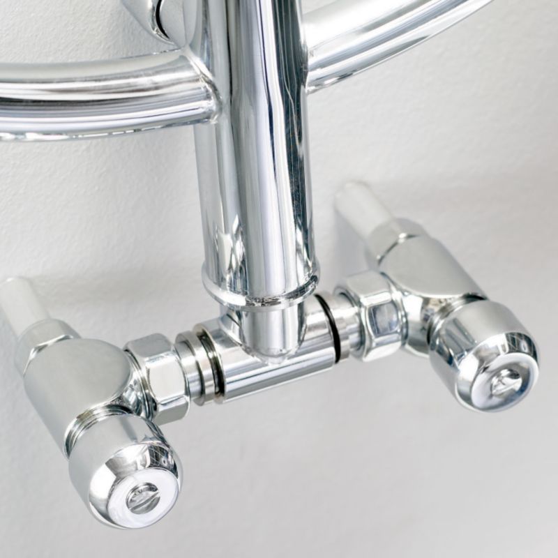 Boz Pair Of Deluxe Valves Chrome Plated