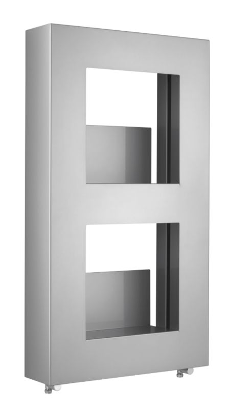 Concept Z5 Ultra Modern Designer Towel Radiator H1220 x W680 x D185mm Metallic Grey