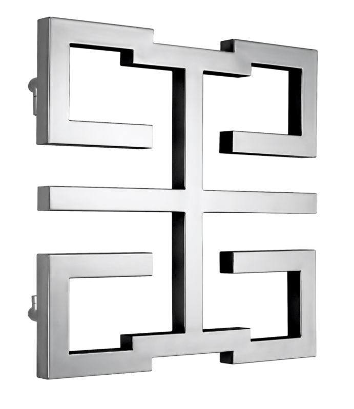 Modern Wishknot Designer Radiator Stainless Steel H590 x W590 x D55mm