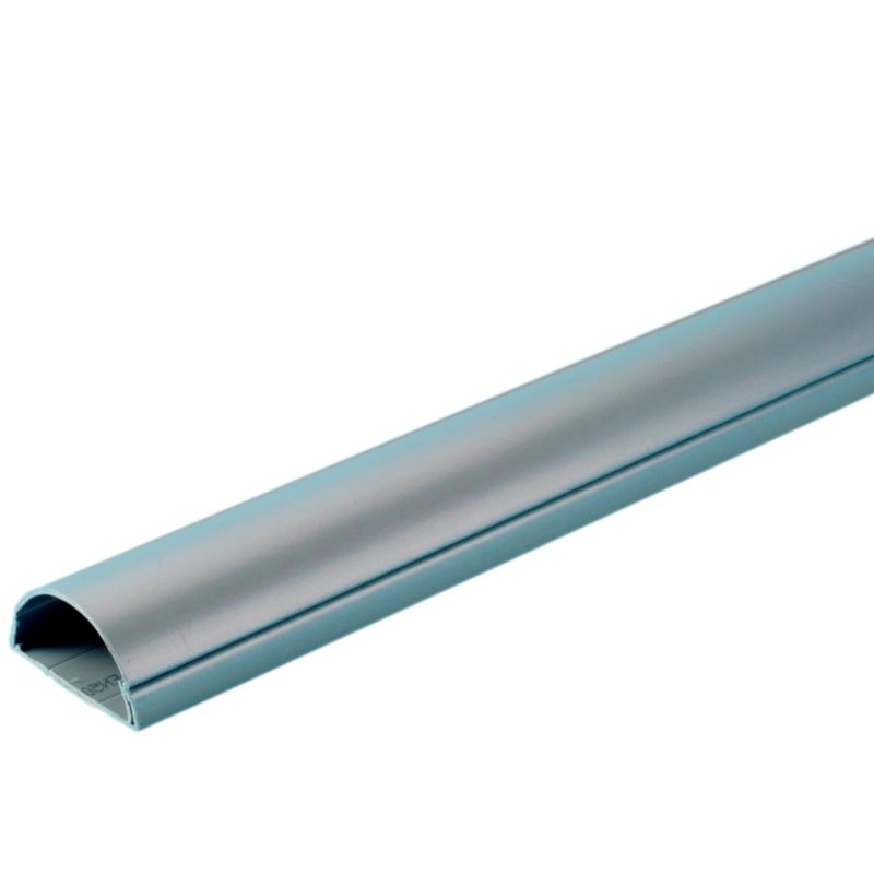 D line Self Adhesive Plasma Trunking Aluminium Effect