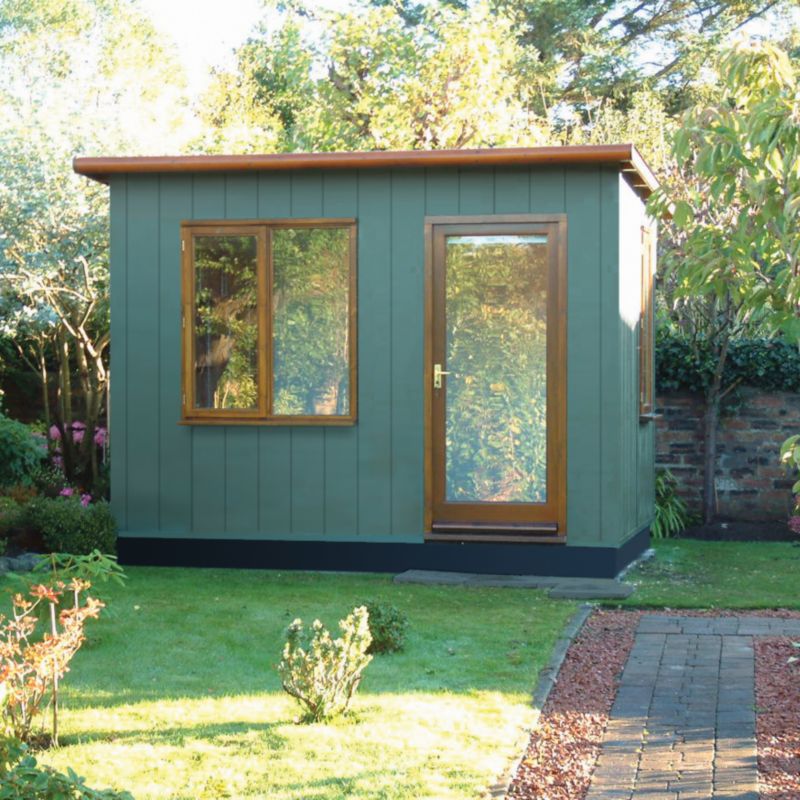 Waveney Garden Room With Right Hand Door RedGreen H 29m x W 333m x D 214m