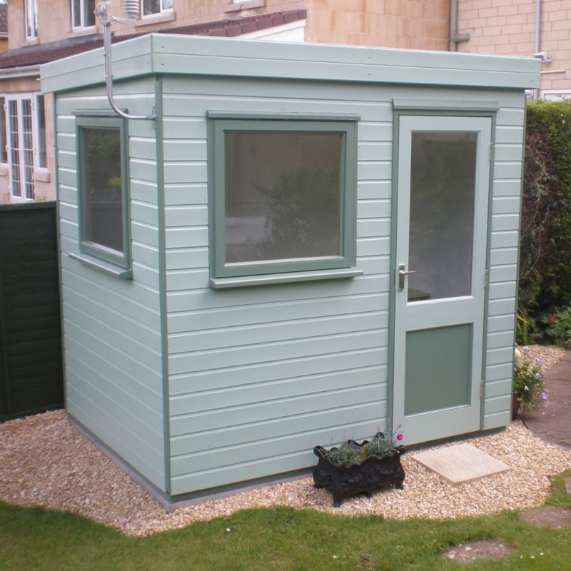 Henley Solus Garden Office & Room With Right Hand Door - (H) 2.3m x (W) 2.4m x (D) 1.8m