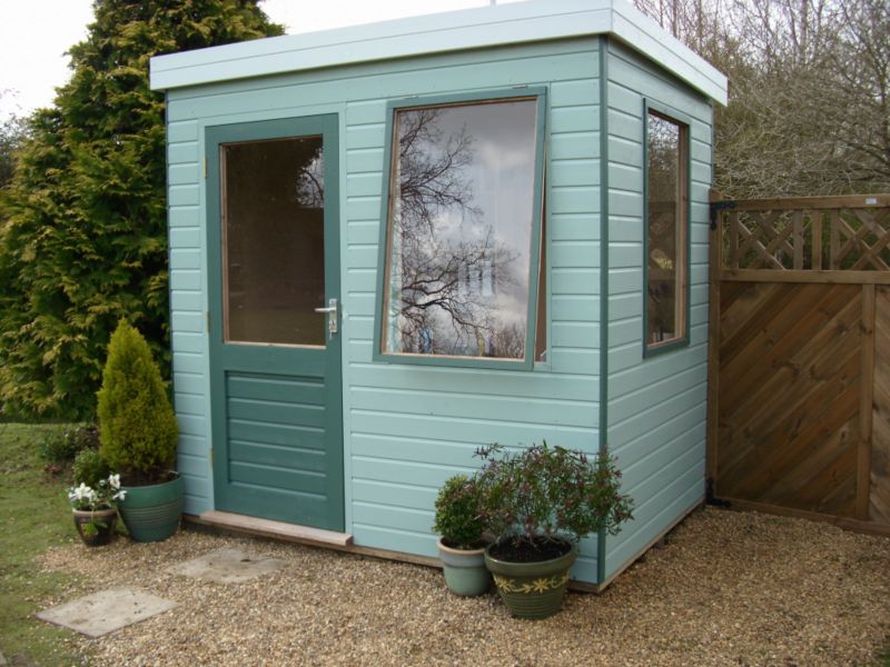 Henley Solus Garden Office & Room With Left Hand Door - (H) 2.3m x (W) 2.4m x (D) 1.8m