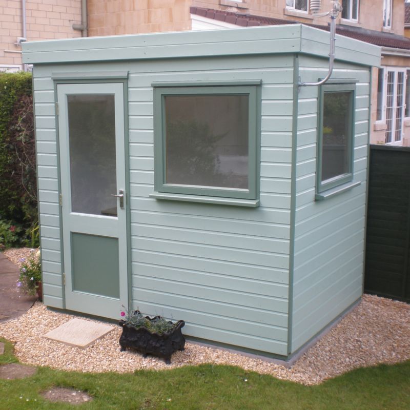 Henley Solus Garden Office & Room With Left Hand Door Including Assembly - (H) 2.3m x (W) 2.4m x (D) 1.8m