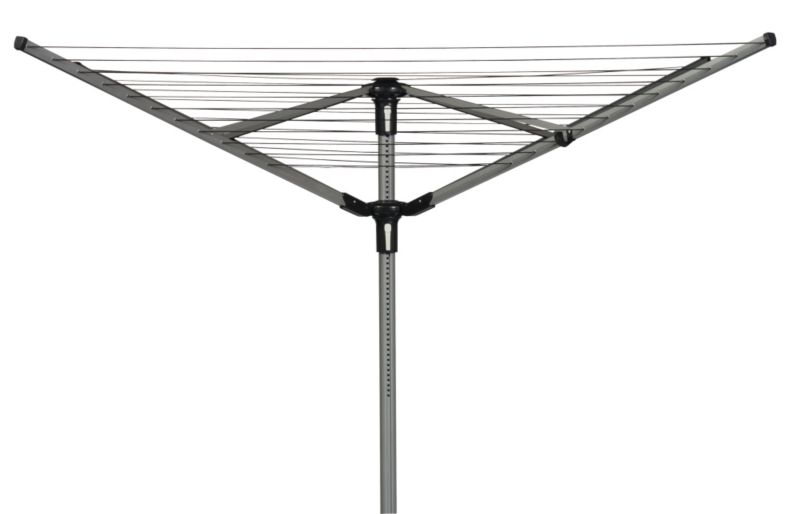 60m Rotary Airer With Cover And Metal Spike
