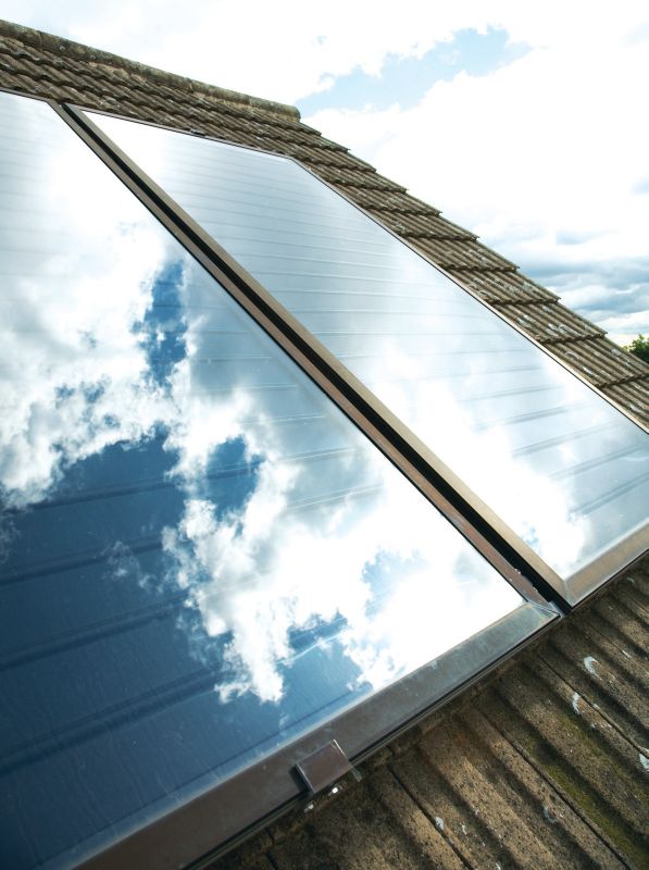 RM Solar Three Panel On Roof Kit Uninstalled