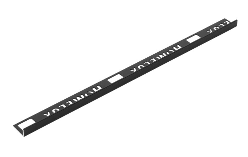 Homelux Straight Edge Trim Black (L)1830 x (W)20mm