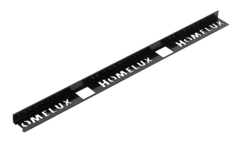 Homelux Straight Edge Trim Black (L)1830 x (W)20mm