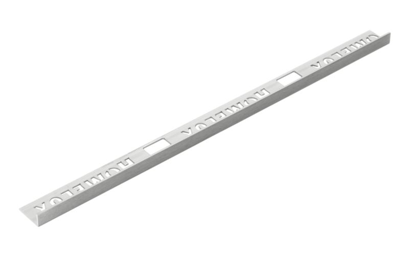 Homelux Straight Edge Trim Stainless Steel Effect (L)1830 x (W)20mm