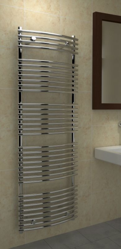 450X1674mm Tube On Tube Chrome Towel Warmer