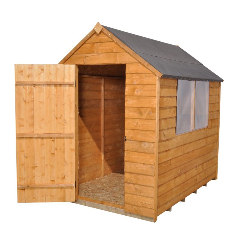 Blooma 739times739 Wooden Overlap Double Door Shed