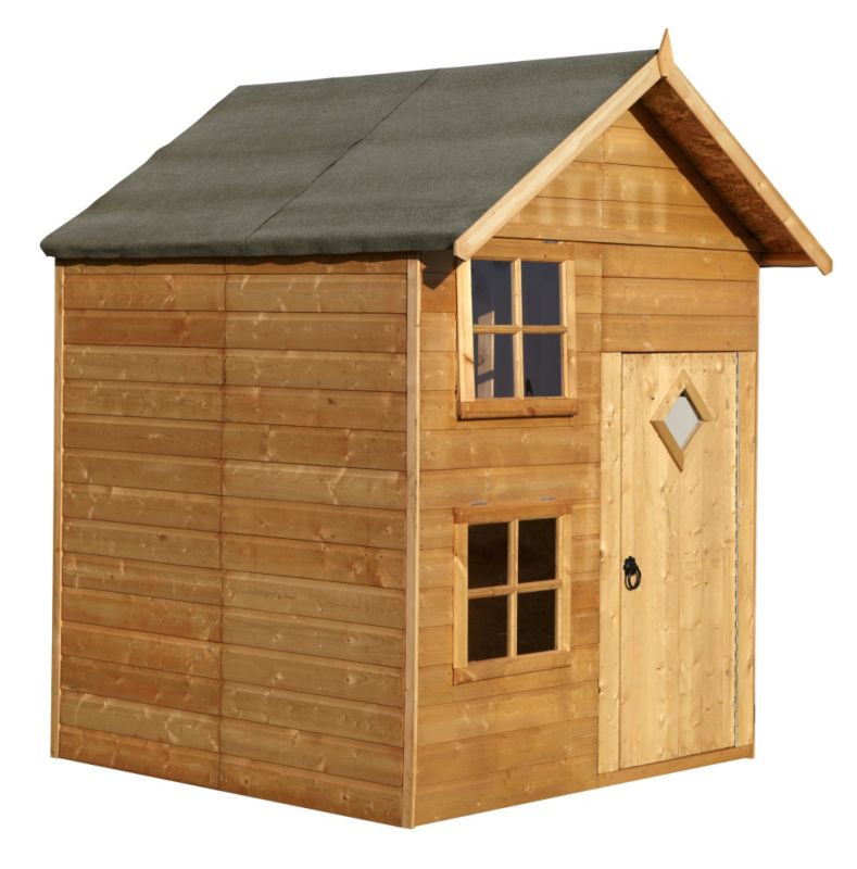 5x5 Croft Shiplap Wooden Playhouse - Home