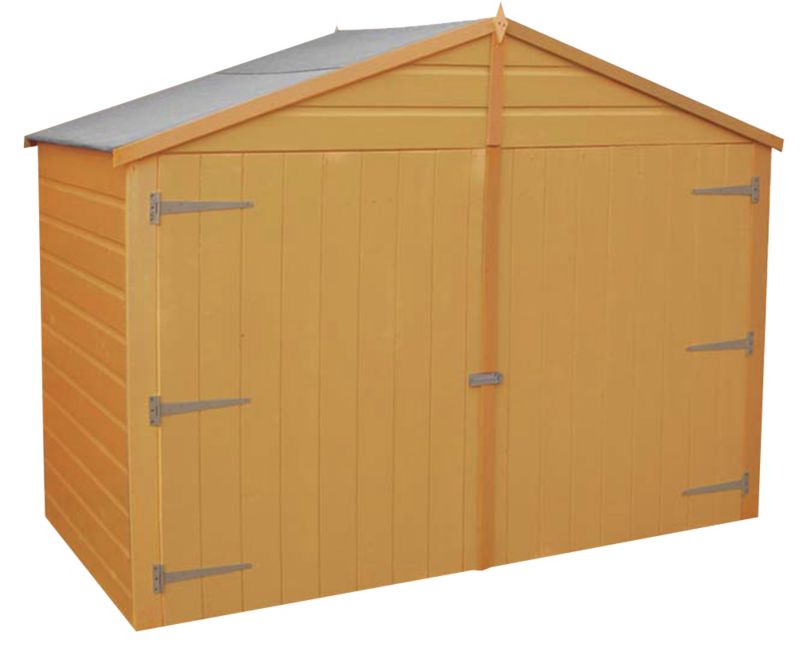 Blooma Wooden Shiplap Apex Roof Bike Shed