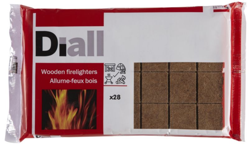 Alternative image for Diall Wooden Firelighters Pack of 28