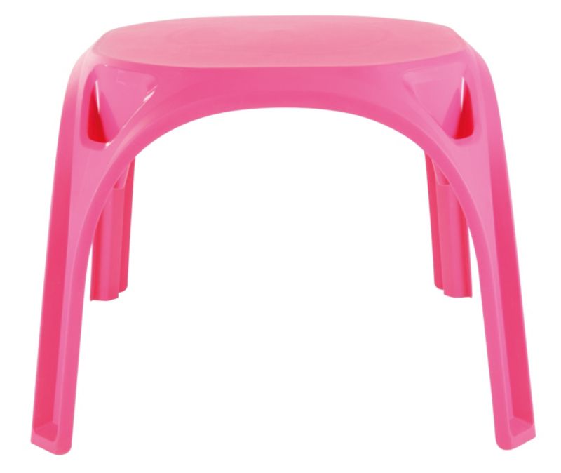 Berry Plastic 4 Seater Kids Table, Pink