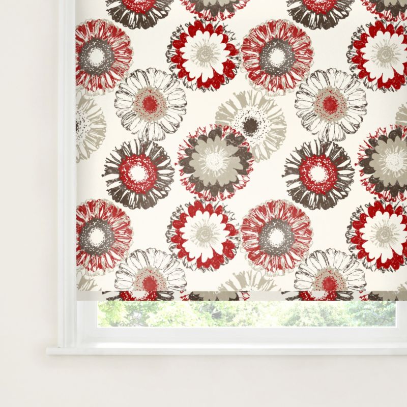 Colours Kalmia Roller Blind in Claudine Red