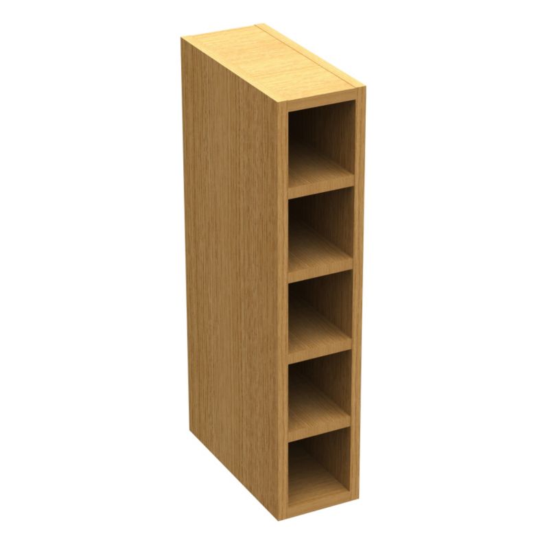 Cooke and Lewis Clic Oak Wine Rack Cabinet 150mm
