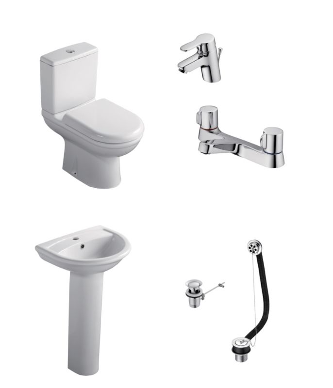 Della Bathroom amp Brassware Pack