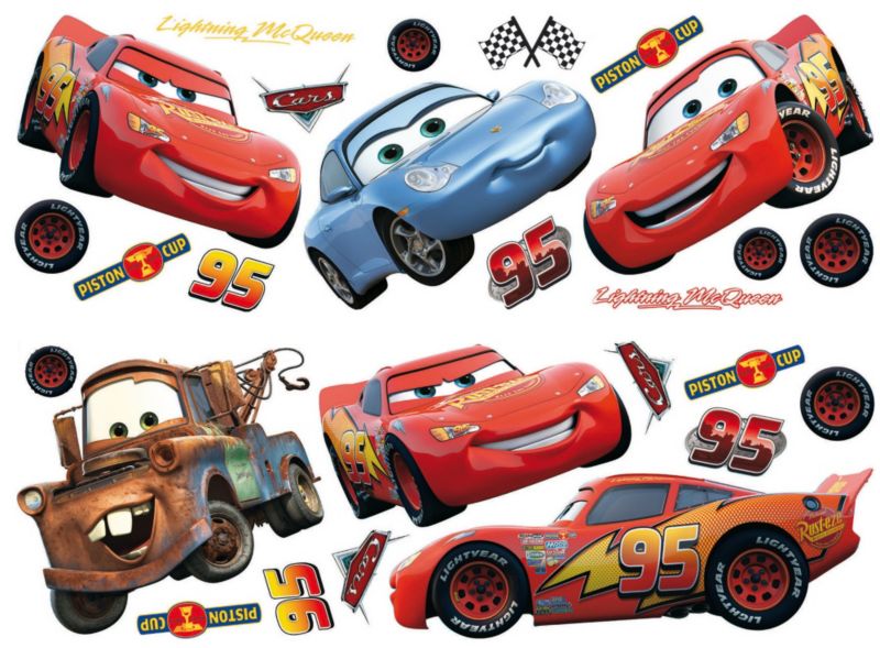 Decofun Cars Stikarounds Self Adhesive Multi