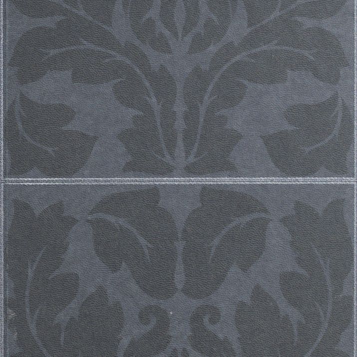 Impala Stitch Damask Paste The Wall Wallpaper in Black by Wall Fashion