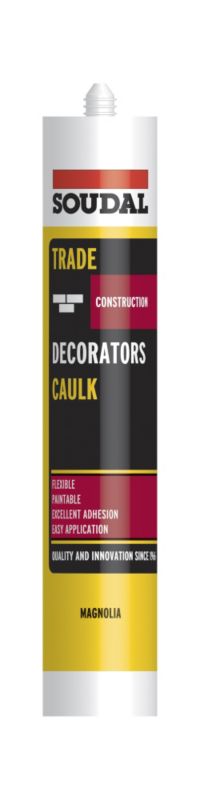 Soudal Trade Decorators Caulk Magnolia 380ml