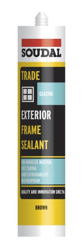 Soudal Trade Exterior Frame Sealant Brown 300ml