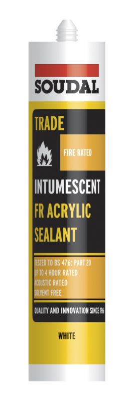Soudal Trade Intumescent Fire Retardant Sealant 300ml