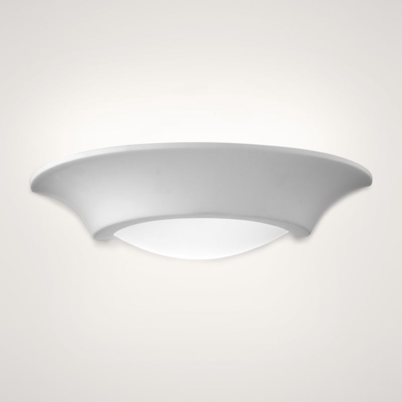 Massive Sierra Ceramic Wall Light White