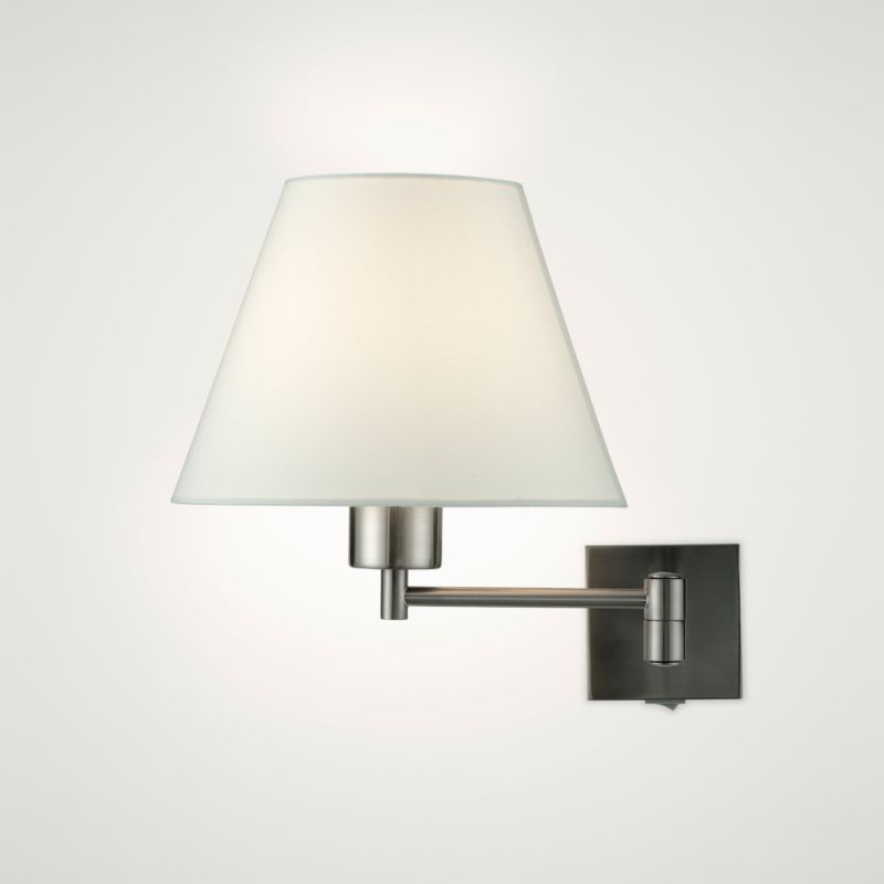 Lights by BandQ Leamington Swing Arm Wall Light