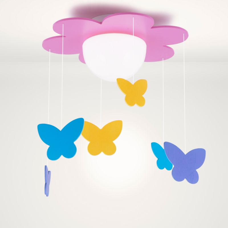 Massive Butterfly Ceiling Light Multi