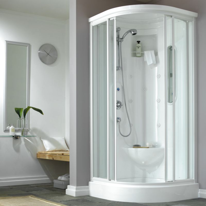Ease Quadrant HydroMassage Shower and Steam System