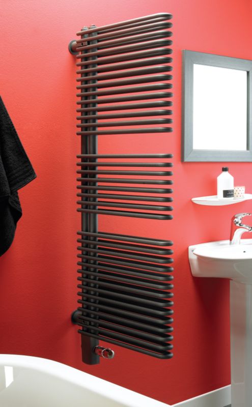 Bristan Thermic Radiator Free Standing Brackets Anthracite Grey