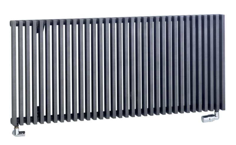 Bristan Thermic Zana Horizontal Radiator ZH 1 Anthracite Grey H600 x W704 x D118mm