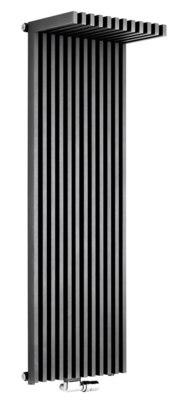 Thermic Radiator Zana Libra Anthracite Grey H1400 x W464 x D373mm