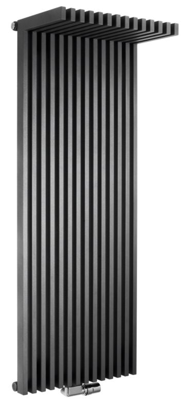 Bristan Thermic Radiator Zana Libra Anthracite Grey (H)1400 x (W)544 x (D)373mm