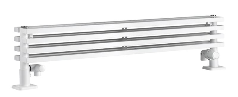 Bristan Thermic Radiator Zana Plinth White H254 x W1000 x D128mm